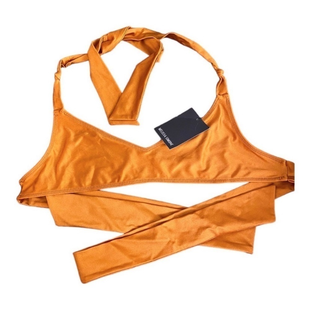 Melissa Simone Wrap Bikini Top Large D Cup - Picture 4 of 6